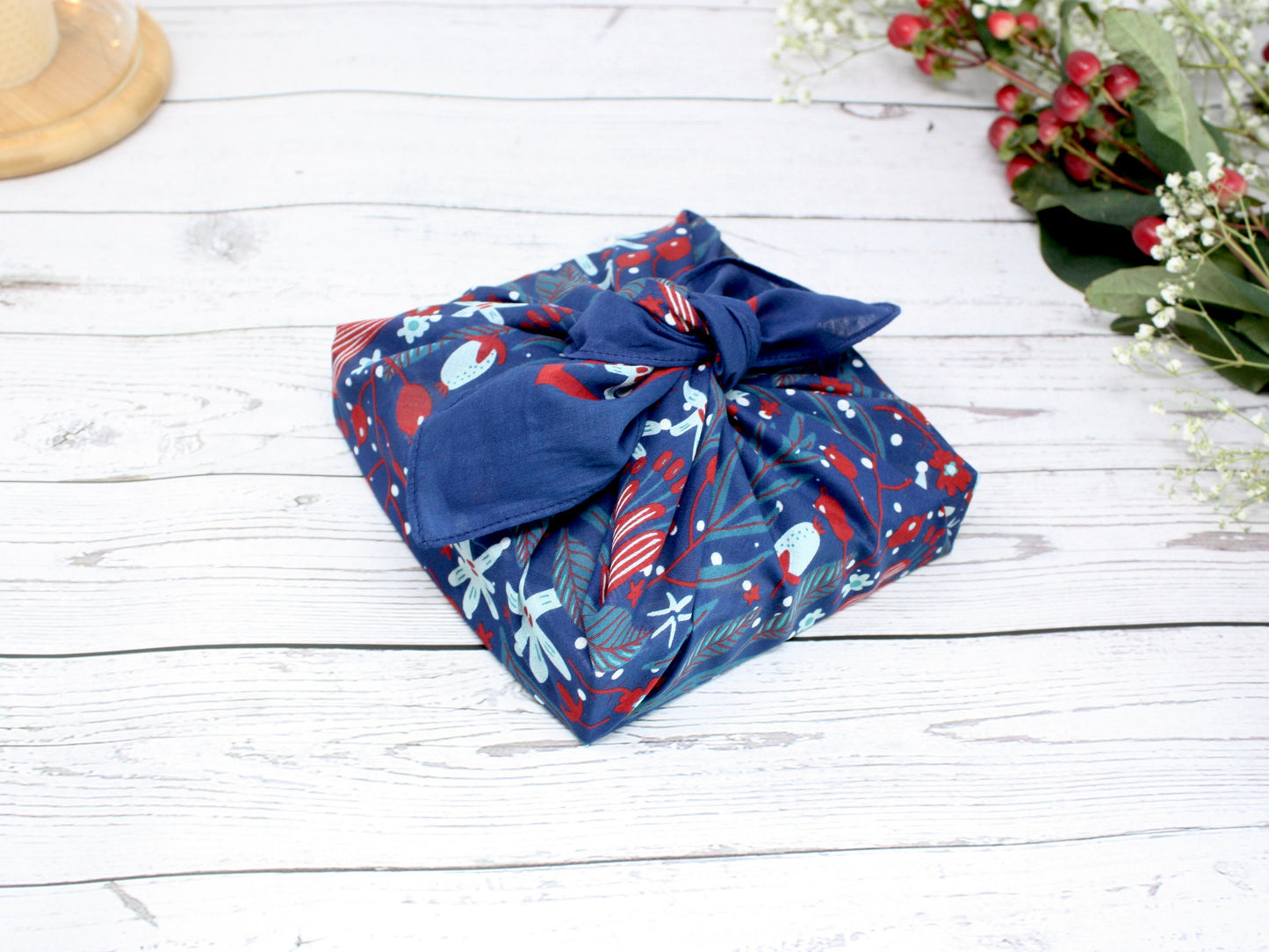 Furoshiki scarf medium - berries