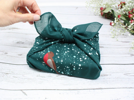 Christmas furoshiki fabric wrap medium -