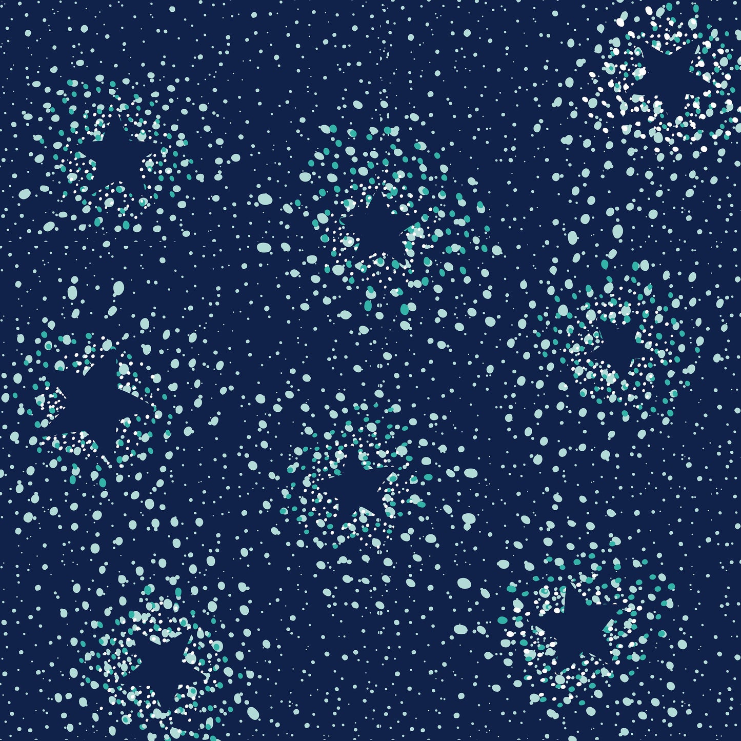 Furoshiki fabric wrap medium - stars