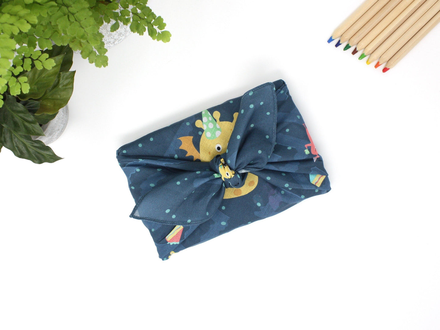 Kids medium furoshiki fabric wrap - 55cm