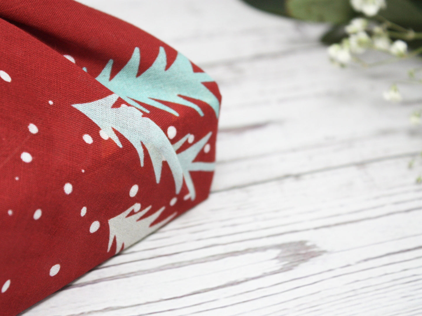 Large Christmas furoshiki fabric wraps - cars
